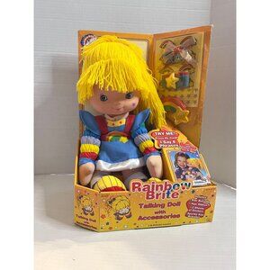 Vintage 2004Rainbow Brite Talking Doll With Accessories hallmark in box